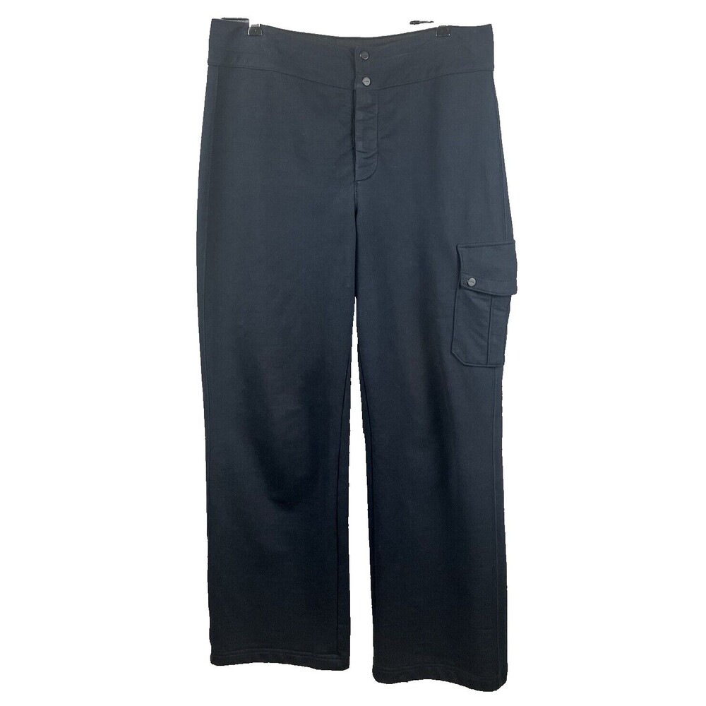 L-RL Active Ralph Lauren Athletic Pants M Snap And Button Fly With Cargo Pocket